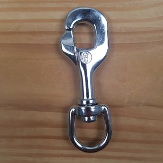 Carabiner clip silver