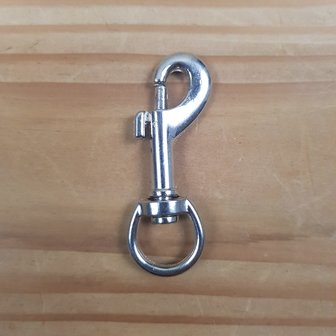 Carabiner clip silver mini