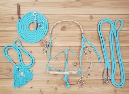 SET - Touwhalster, teugels, neckrope & leadrope