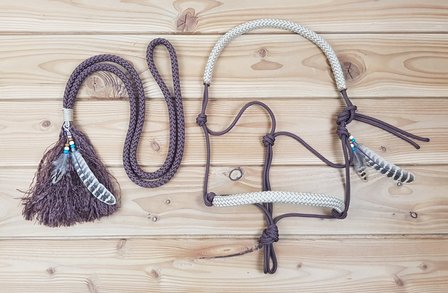SET - Indianenstijl touwhalster &amp; neckrope