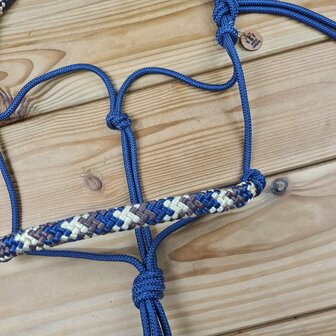 Horse Charms Ropehalter Deluxe &#039;Magnificent Blue&#039;