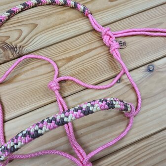 Horse Charms Ropehalter Deluxe &#039;Sweet Pink&#039;