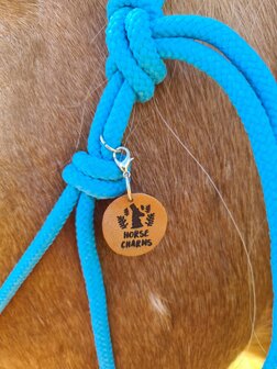 Horse Charms Touwhalster Basic &#039;Original Turquoise&#039;
