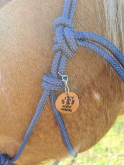 Horse Charms Ropehalter Basic &#039;Magnificent Blue&#039;