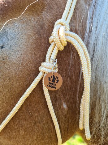 Horse Charms Touwhalster Basic 'Classic Champagne'
