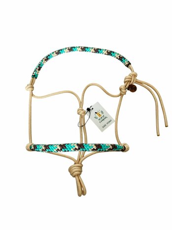 Horse Charms Touwhalster Deluxe &#039;Original Geel/Goud&#039;