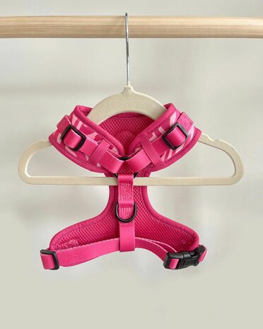 Thedogfarm - Pink zebra harnas