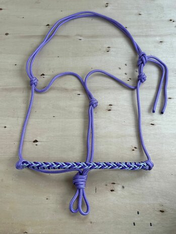 Touwhalster &quot;cherokee&quot; | FULL | Lavendel met lila/paars/zilver